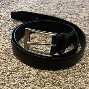 Men's Black genuine Leather Belt size XL